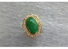 Diamond Jade Ring